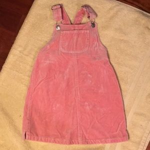 Gap velvet overalls